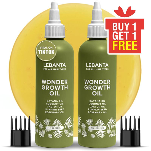 LEBANTA, BATANA. WONDER GROWTH OIL FOR HAIR
